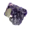 Naturlig Fluorit Pyrit sten unik mineral - 1
