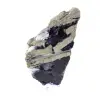 Naturlig Fluorit Pyrit sten unik mineral - 1