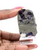 Naturlig Fluorit Pyrit sten unik mineral - 0