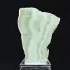 Polerad grön Aragonit skiva kvalitetsrå mineral - 0