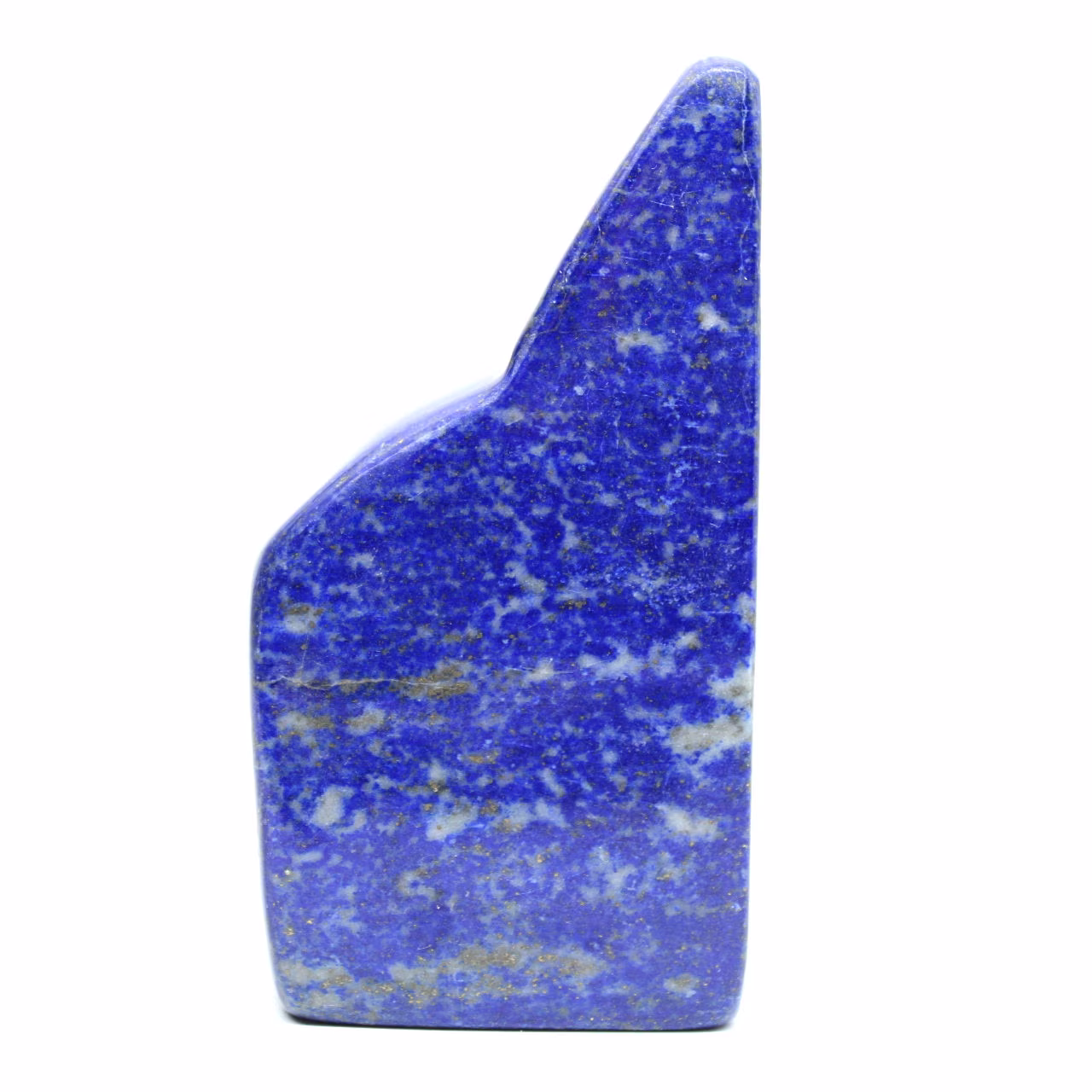 Polerad blå lapis lazuli-prydnad från Afghanistan