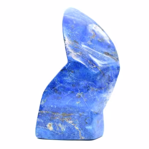 Unik polerad lapis lazuli-sten från Afghanistan