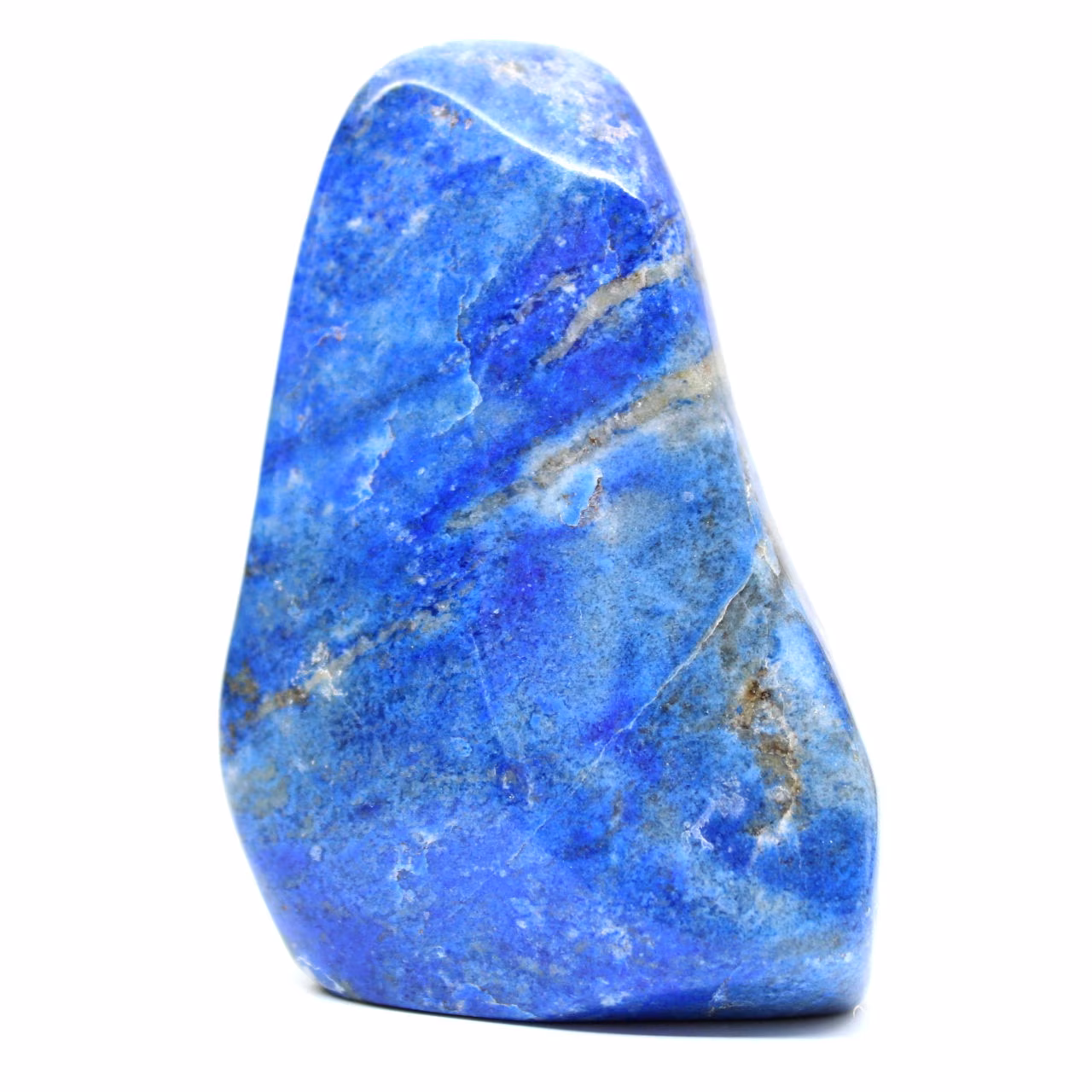 Polerad Lapis Lazuli samlarsten, unik form