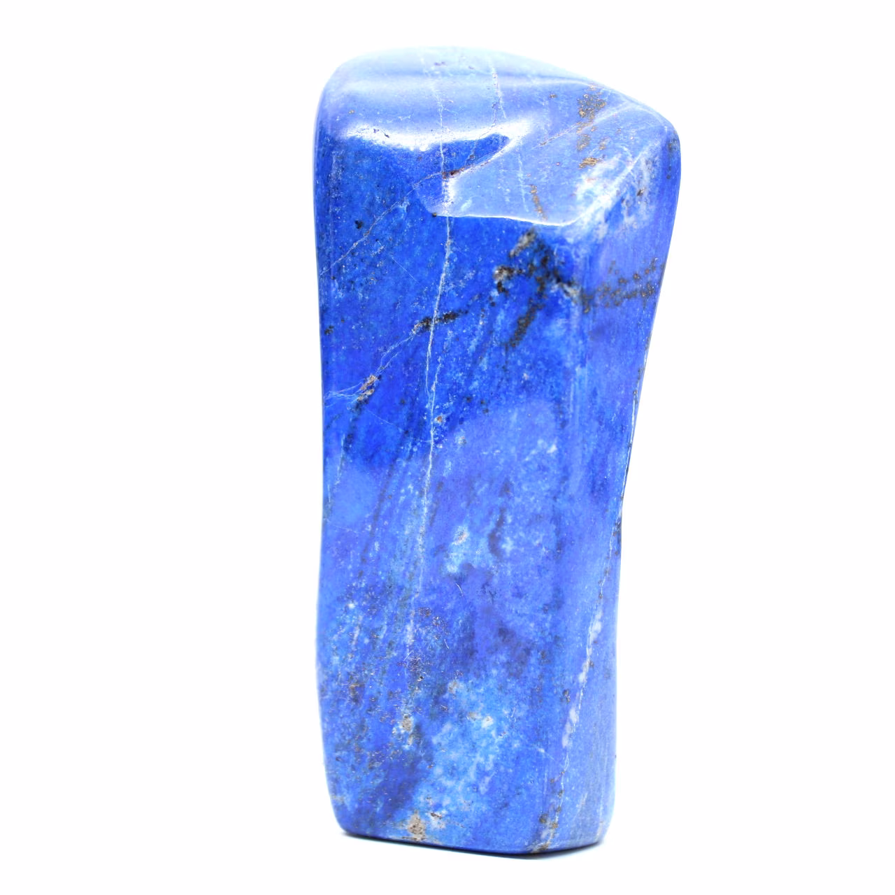 Polerad Lapis Lazuli-mineral från Afghanistan, fri form