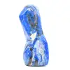 Djupblå lapis lazuli mineralprydnad från Afghanistan - 0