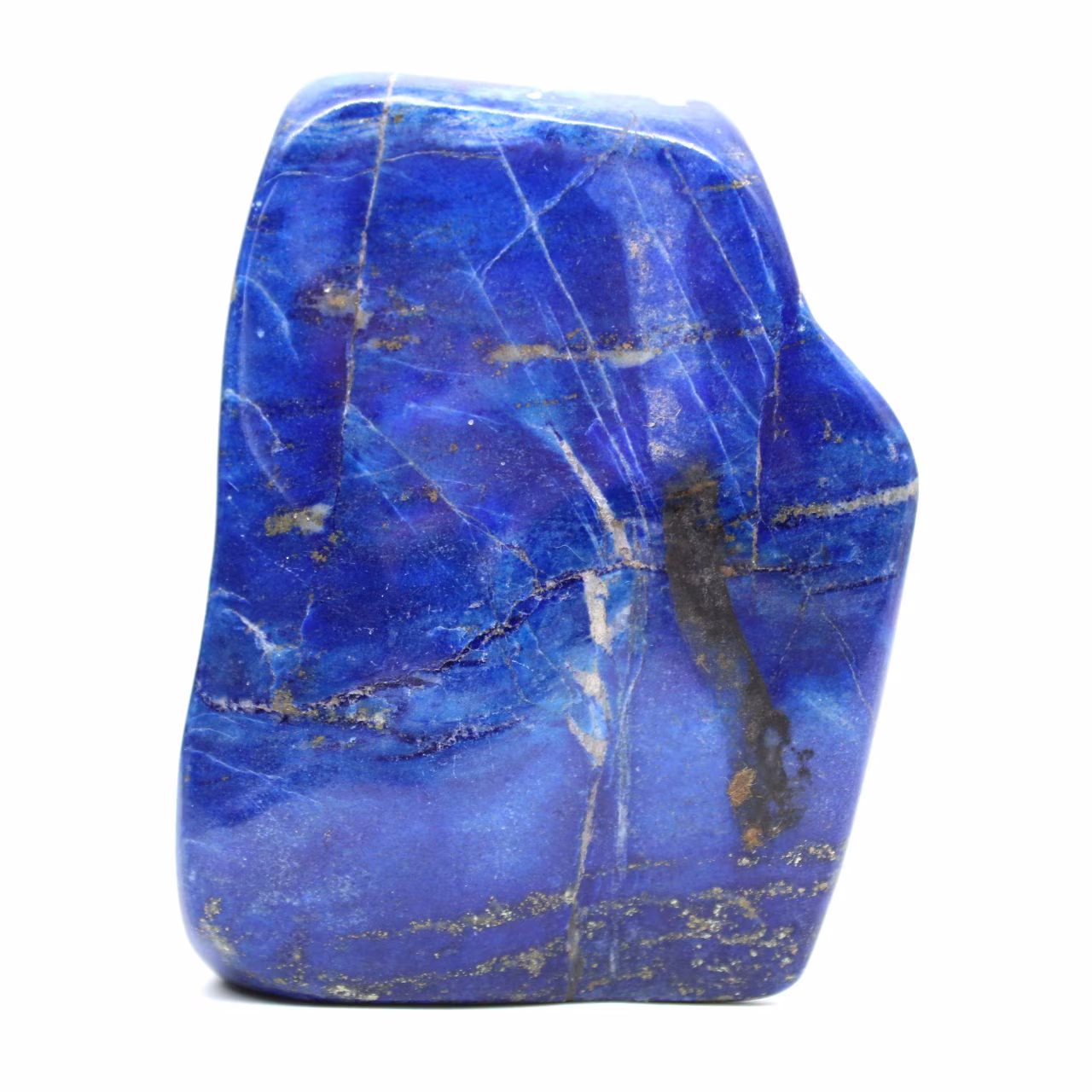 Äkta polerad lapis lazuli, dekorativt exemplar