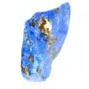 Polerad lapis lazuli-sten, autentisk dekoration - 4