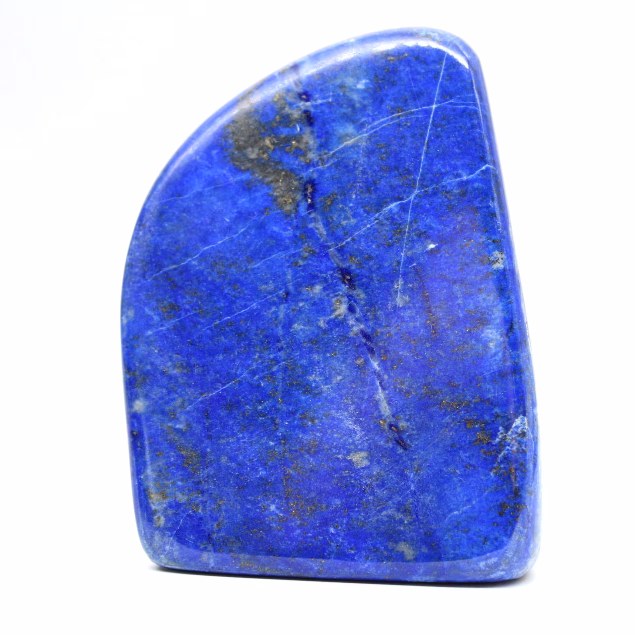 Liten polerad lapis lazuli-prydnad från Afghanistan, hög kvalitet