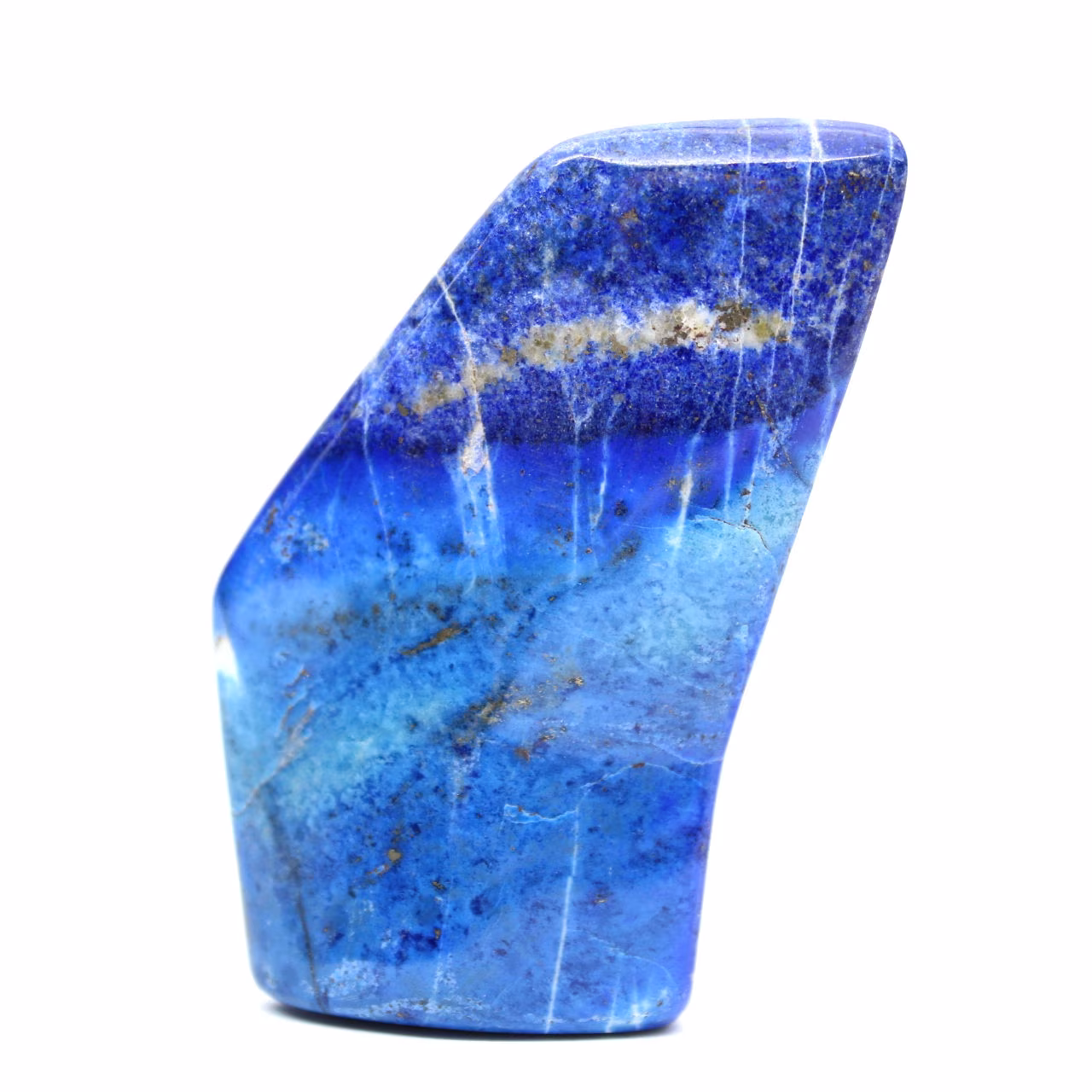 Polerad lapis lazuli, litet äkthetsprov