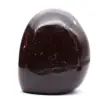 Karneolpolerad ornament från Madagaskar - Naturlig samlarsten intensivt röd-orange - 0
