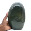 Stor polerad grön jaspissten, mineralprov, Madagaskar - 1