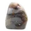 Polerad karneol, stor rödorange mineralprydnad, Madagaskar - 2