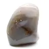 Polerad karneol, stor rödorange mineralprydnad, Madagaskar - 6