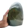 Polerat grönt jaspisprov, stor dekorativ sten, Madagaskar - 1