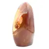 Polerad röd jaspis-ornament, massiv samlarsten, Madagaskar - 3