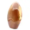 Polerad röd jaspis-ornament, massiv samlarsten, Madagaskar - 5