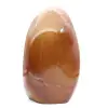 Polerad röd jaspis-ornament, massiv samlarsten, Madagaskar - 6