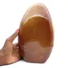 Polerad röd jaspis-ornament, massiv samlarsten, Madagaskar - 1