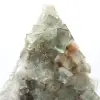 Grönt fluoritmineral: Kristaller på matris för dekoration - 1
