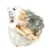 Grönt fluoritmineral: Kristaller på matris för dekoration - 4