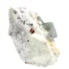Grönt fluoritmineral: Kristaller på matris för dekoration - 5