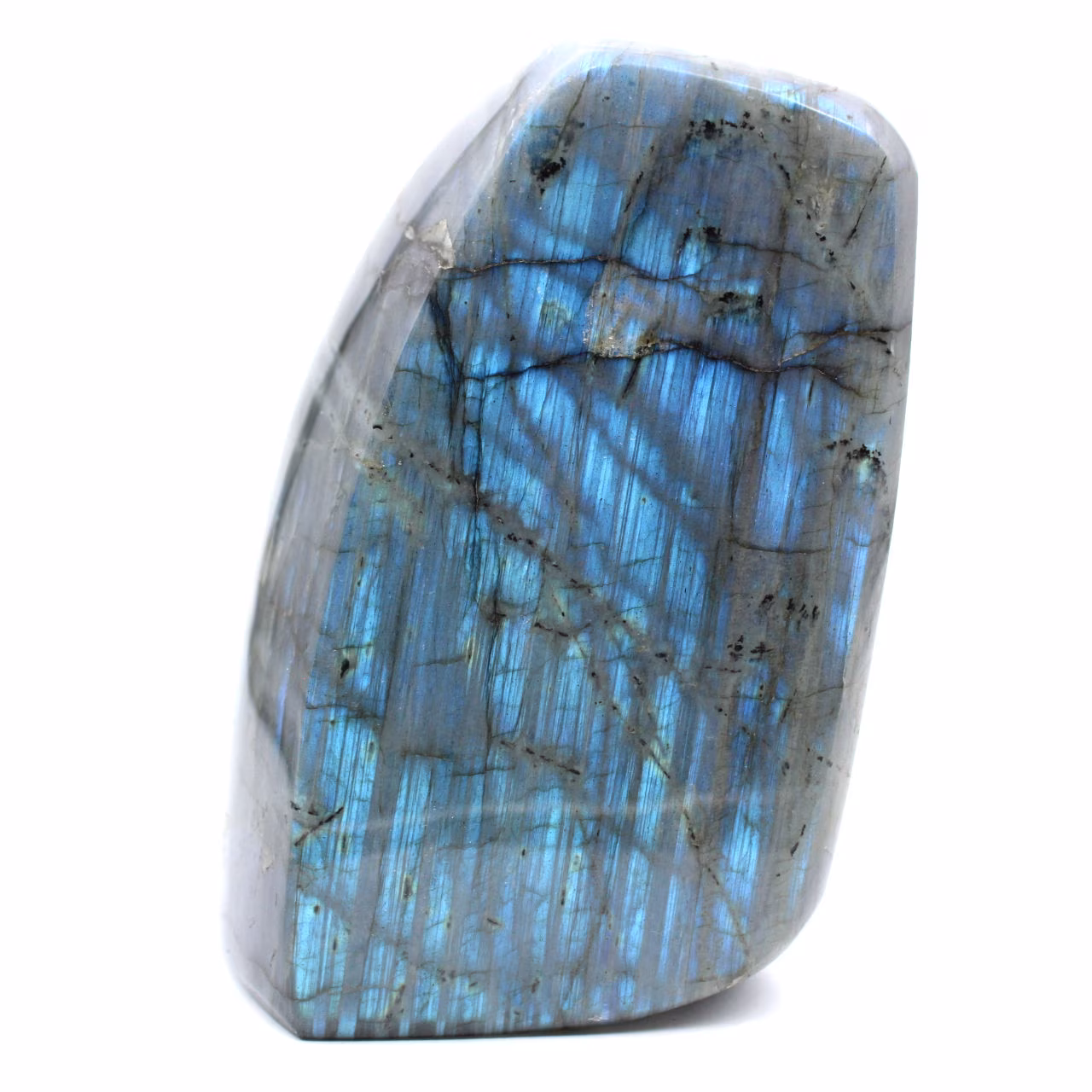 Polerat labradoritprov, dekorativ mineralsten