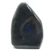 Liten polerad labradoritprydnad, mineralsten - 0