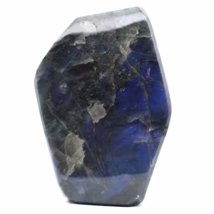 Stor polerad labradorit, exceptionell mineralsten