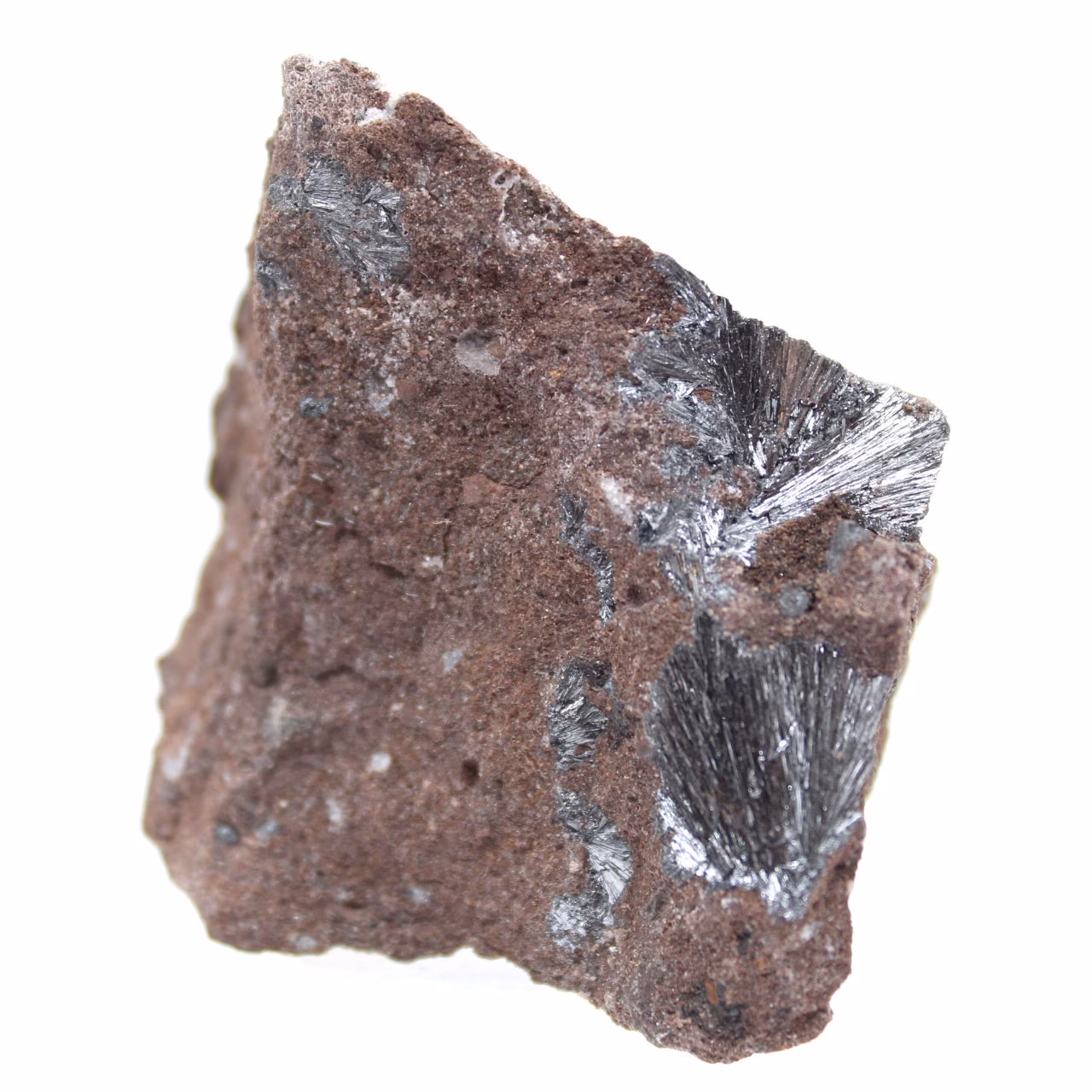 Mikroprov Pyrolusit, naturlig bergart