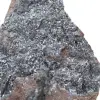 Pyrolusit, rå bergart, finkristallisering, Marocko - 2