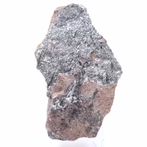 Pyrolusit, rå bergart, finkristallisering, Marocko
