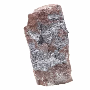 Pyrolusit från Marocko, mineralkristaller för samling