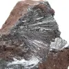 Pyrolusitkristaller, mineralbergart Marocko - 2