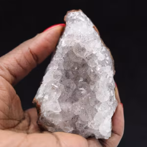 Kvarts- och goetitdruser, marockansk natursten 225 g