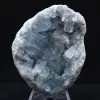 Blå Celestit: Madagaskiskt mineralogiskt prov - 0