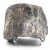 Stor svart turmalin från Madagaskar - Autentisk mineral - 0
