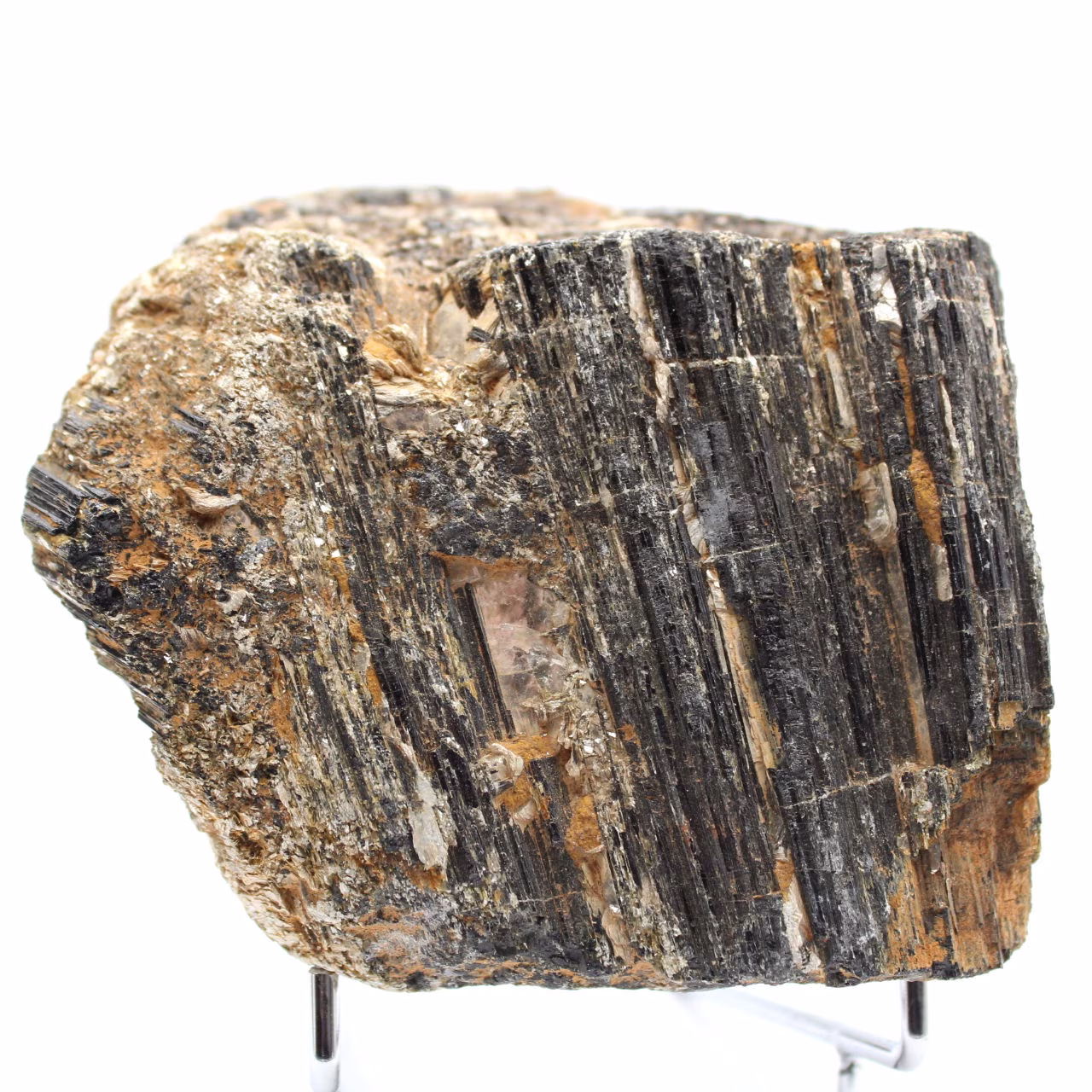Massiv svart turmalin - Naturligt Madagaskarblock