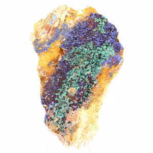 Azurit Malakit Mineral Marocko