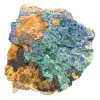 Rå mineral Azurit Malakit - 14