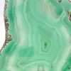 Skivad grön agat från Brasilien – Mineralföremål 160 g - 2