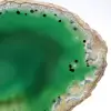 Polerad grön agatskiva – brasilianskt exemplar 205 g - 2