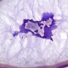 Skiva av purpur agatmineral - Ursprung: Brasilien - 2