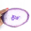 Skiva av purpur agatmineral - Ursprung: Brasilien - 3