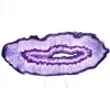 Mineraldekoration: Skiva av brasiliansk purpuragat - 0
