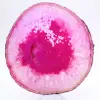 Naturlig rosafärgad skivad agat - 0