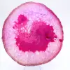 Naturlig rosafärgad skivad agat - 1