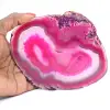 Skiva av naturlig rosa tonad agat - 3