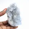Naturlig Celestine Druse - Samlarkristall - 1