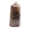Massivt prisma i svart månsten - Madagaskisk mikroklin - 0