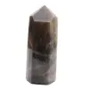 Naturligt mikroklinprisma - svart månstensdisplay - 2